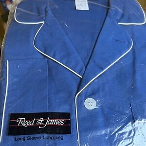 Blue Men's Long sleeve Pajama